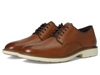 Chaussures Oxford pour hommes en cuir véritable, à lacets, bout uni, couleur Tan britannique, taille 10.5, largeur moyenne