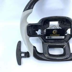 Volante Deportivo Personalizado de Fibra de Carbono CCExcellent para F150 <span class=keywords><strong>2021</strong></span>+ Civic Clase C para Palancas de Cambio de Cuero - Product Image 6