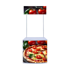 Mesa Promocional Plegable de PP al por Mayor de Fábrica, Mostrador Portátil con Logotipo Personalizado, Soporte Metálico Resistente para <span class=keywords><strong>Supermercado</strong></span> - Product Image 2