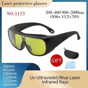 <span class=keywords><strong>Gafas</strong></span> de Seguridad Láser con Certificación CE EN207, Lentes Resistentes a Impactos OD6+ de 808nm <span class=keywords><strong>para</strong></span> Depilación Láser de Diodo, Protección Láser <span class=keywords><strong>para</strong></span> Estética - Product Image 1
