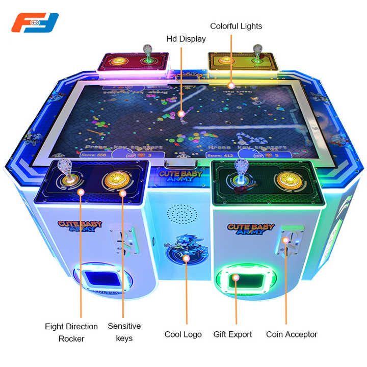 New Greedy Snake Table Arcade Video Games With Four Games for Coin Operated Kids Games Machines