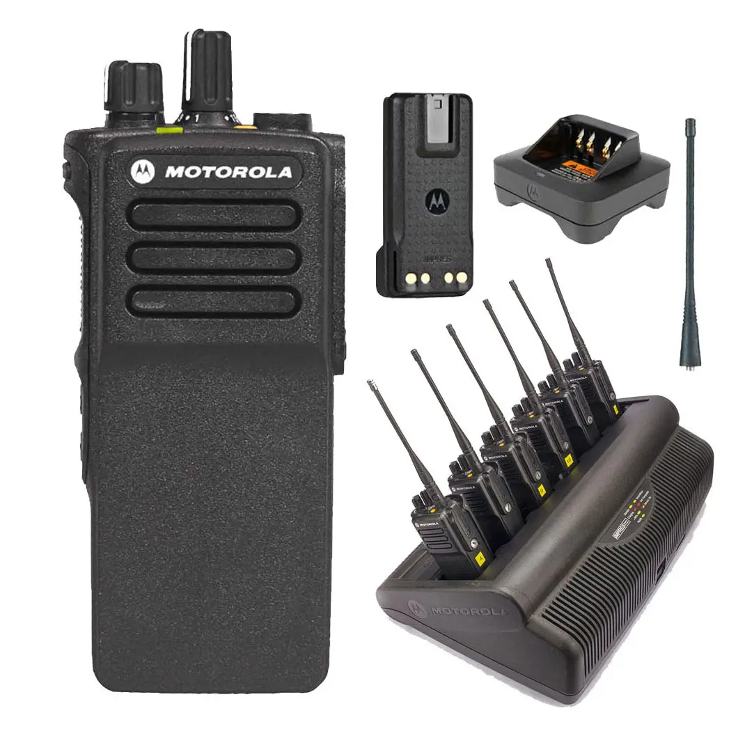 Motorola Talkie Walkie dgp5050e tầm xa kỹ thuật số Walkie Talkie DMR aes256 đài phát thanh p8600i VHF UHF dp4400e đài phát thanh Motorola dp4400