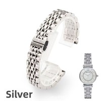 Bracelet en acier inoxydable à sept maillons stellaires avec fermoir papillon, origine Guangzhou, options multi-largeurs ; Vente en gros transfrontalière en dropshipping