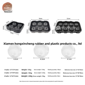 แม่พิมพ์น้ำแข็งซิลิโคนเกรดอาหารขายดีปี 2024 สำหรับทำวิสกี้ รูปทรงกลม 468 ลูก ง่ายต่อการแกะออก - Product Image 2