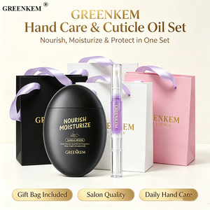Kit de <span class=keywords><strong>soin</strong></span> des mains pour salon de manucure, crème pour les mains en forme d'œuf, stylo à <span class=keywords><strong>huile</strong></span> pour cuticules, coffret cadeau pour salon, logo personnalisé, coffret cadeau de luxe pour nail art - Product Image 1