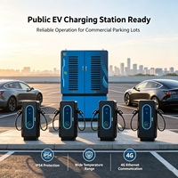 Station de recharge modulaire pour véhicules électriques 720 kW, avec 4 à 16 pistolets de recharge DC, CCS2, CCS1, GBT