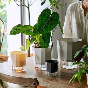 Pot de fleurs en résine plastique auto-absorbant sans arrosage, pot de un gallon pour <span class=keywords><strong>plantes</strong></span> succulentes, orchidées, roses, <span class=keywords><strong>plantes</strong></span> de <span class=keywords><strong>balcon</strong></span>, vente en gros - Product Image 3