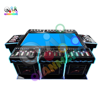 Table de jeu de pêche en métal noir durable de 65 pouces pour 8 joueurs, fabriquée par l'usine chinoise Qianmen, pour machine de jeu d'arcade IGS Fish
