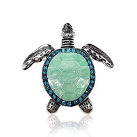 Porte-clés personnalisé en métal HLC, tortue de mer, breloques de créateur avec boucle, pendentif animal pour collier, fabrication de bijoux DIY