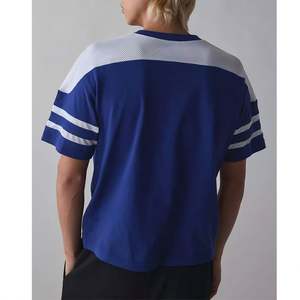 T-shirts personnalisés pour hommes avec logo 200 Gsm T-shirt confortable en maille tricotée en polyester/coton - Product Image 3