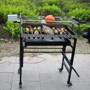 Griglia per barbecue rotante a costola-<span class=keywords><strong>o</strong></span> girarrosto souvla carbone di legna grecia griglia per barbecue automatica - Product Image 6