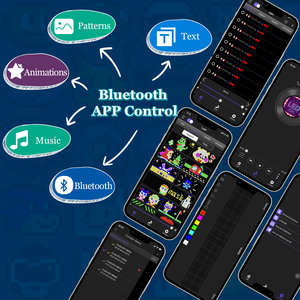 Bendable Screen Displays Control by <strong>bluetooth</strong> App <strong>Led</strong> Sign Outdoor <strong>Led</strong> Screen - Product Image 6