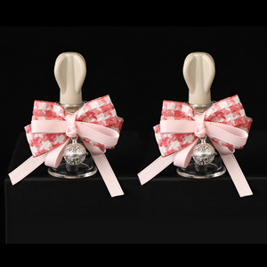 Adult Breast <b>Nipple</b> Clamp With Bow And Bell For Couples SM Erotic Stimulation - Product Image 2