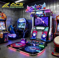 Machine de jeu d'arcade ACS Dual Dance, plateforme interactive de rythme, équipement de divertissement commercial pour lieux intérieurs