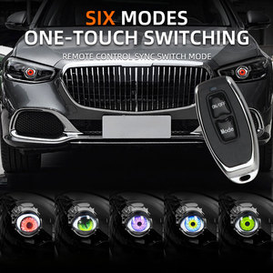 Khuyến mãi nóng đèn sương mù <span class=keywords><strong>LED</strong></span> ô tô 12V <span class=keywords><strong>3</strong></span> inch 6 chế độ đèn nháy động mắt quỷ đèn pha <span class=keywords><strong>LED</strong></span> thấu kính Projector phụ kiện đèn ô tô - Product Image 2