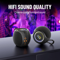 Portable extérieur sans fil BT haut-parleur élégant Subwoofer Audio haut-parleur de voiture prenant en charge la lecture TF/USB