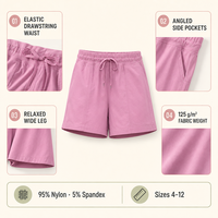 Shorts de sport pour femmes personnalisés, coupe ample, taille à cordon de serrage, poches latérales, vêtements de sport pour femmes, shorts de sport pour yoga, gym, fitness