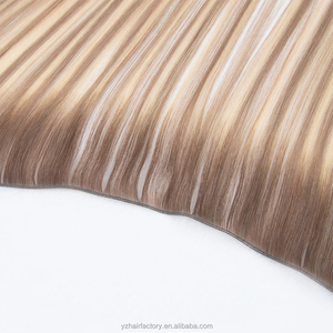 ผมต่อแบบเย็บ Genius Weft สีบลอนด์เย็น คุณภาพดีเยี่ยม เส้นผมเรียงตัวกันอย่างสมบูรณ์แบบ เหมาะสำหรับร้านเสริมสวยระดับหรูในยุโรปและอเมริกา - Product Image 2