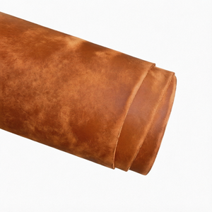 Custom Color Vegetable Tanned Oil <b>Wax</b> Split Tochigi Leather 100% Pure Real Cow Skin 2mm Thick Finished Pattern for <b>Shoes</b> - Product Image 1