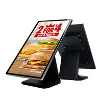 Pantalla táctil de Pc Industrial de 18,5 "para Control y visualización Restaurante de comida rápida Monitor de pedido Pantalla táctil