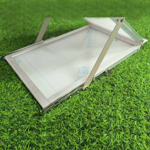 Estante de literatura A4 plegable portátil Acrílico Aluminio Tradeshow Revistero Catálogo Soporte Estante Exhibición Cartón Promociones - Product Image 5