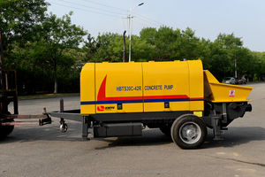 Pompe à béton sur remorque diesel HBTS30 avec une productivité élevée de 40 m/h pour les travaux de construction - Product Image 6