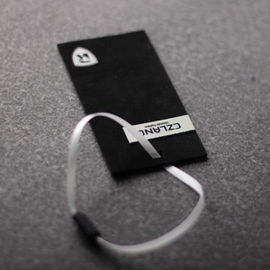 Vật liệu đặc biệt nhung đen giấy treo <span class=keywords><strong>Tag</strong></span> cho quần jean may mặc - Product Image 4