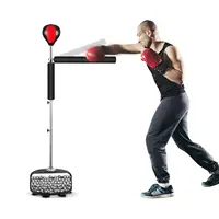 Boxing Spinning Bar Fitness Punching Ball Stand Adjustable Reflex Speed  Training