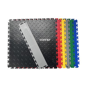 Carrelages de sol à emboîtement en PVC pour atelier industriel Revêtement de sol de garage antidérapant avec design moderne résistant à l'usure - Product Image 1