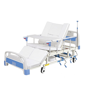 เตียงพยาบาลแบบพลิกได้ รุ่น (FS-E01/E02/E03/E04/<span class=keywords><strong>E05</strong></span>) พร้อมระบบยกหลัง/ขา และปรับระดับได้ 0-55 °   มุมเลี้ยวสำหรับบ้าน/โรงพยาบาล - Product Image 2