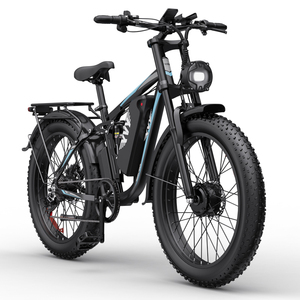 Custom Logo 26 Inch 48V Fatbike E-Bike Dual Motor City Mountain E Dirt Mtb Bike From Manufacturer Q20 UL2849 CE Q20 - Product Image 1