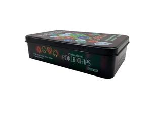 Fabricant professionnel Ensemble de jetons de poker à motif numérique de 100 mètres avec boîte en plastique durable pour <span class=keywords><strong>jeu</strong></span> de société - Product Image 4