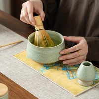 Fouet pour la cérémonie du Matcha, accessoires faits à la main japonais avec logo personnalisé, Chasen 100 dents