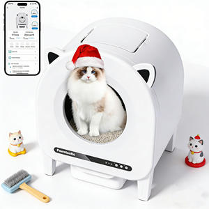 Arenero autolimpiable para gatos con desodorizante, bajo nivel de ruido, seguro para hogares con varios gatos, directo de fábrica. - Product Image 1