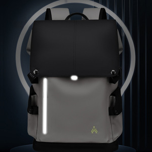 Elaccent Men's Large Capacity Backpack 20-35L Waterproof Oxford Cloth Laptop <b>Bag</b> For Travel Commuter Business Casual Use - Product Image 2