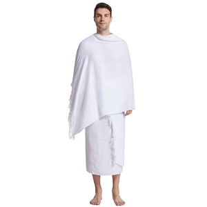 Serviette de pèlerinage, vêtements de Hajj, Ihram, châle de <span class=keywords><strong>prière</strong></span> musulman pour hommes, Ramadan, Arabie, <span class=keywords><strong>Mecque</strong></span>, Turquie, Indonésie, culte islamique, costume de l'Aïd - Product Image 1