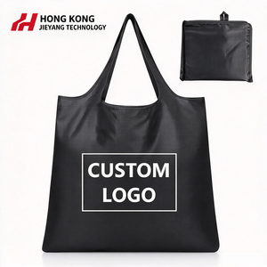 Custom Logo Washable Large Folding Grocery Storage Tote <b>Bag</b> Waterproof Oxford Cloth Reusable <b>Foldable</b> Supermarket <b>Shopping</b> <b>Bag</b> - Product Image 1