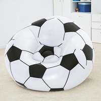 Canapé-lit gonflable en PVC pliable et inclinable personnalisable avec coussin intégré et pompe, résistant aux perforations, pour l'extérieur, le salon et la chambre