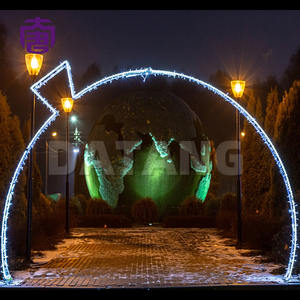 Luces LED de arco personalizadas a prueba de agua IP65 para decoraciones navideñas y de múltiples festivales en interiores/exteriores. - Product Image 6