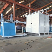 Machine de moulage rotatif CS-2500 pour la production de réservoirs d'eau en PE, chauffage au gaz, garantie de 5 ans