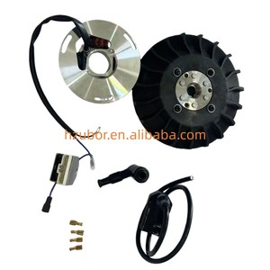 Kit Statore Accensione Conico Elettrico per Scooter <span class=keywords><strong>50</strong></span>-125cc PX125 ET3 19MM con Telaio Piccolo, Bobina Magneto e Volano per <span class=keywords><strong>VESPA</strong></span> - Product Image 2