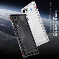 Coque pour ZTE Redmagic 11 Air, cadre métallique de luxe, couverture thermique Ultra-mince antidérapante pour Redmagic11 Air, pare-chocs antichoc Funda