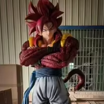 Nouvelle sculpture en résine Super Saiyan 4 Gogeta & <span class=keywords><strong>Goku</strong></span> grandeur nature 1/1 pour exposition et collection - Product Image 3