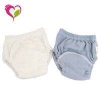 Wasserdichte Bedruckte Stoff-Trainingsunterhose für Babys Waschbare Wiederverwendbare Baumwollwindel mit Auslaufschutz