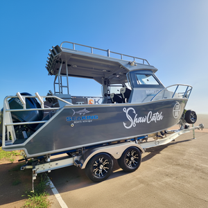 <span class=keywords><strong>Bateau</strong></span> de pêche en aluminium Sea King Profisher Hunter 720 avec moteur hors-bord, <span class=keywords><strong>petit</strong></span> yacht de luxe avec cabine Cuddy - Product Image 4