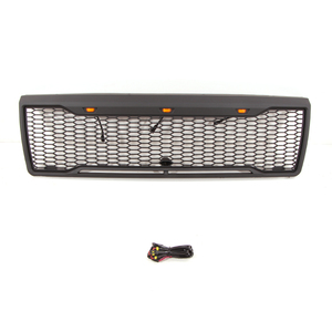 Parrilla Delantera de Malla con LED para Auto, Compatible con <span class=keywords><strong>Ford</strong></span> <span class=keywords><strong>BRONCO</strong></span> F150 1992-1996 - Product Image 1