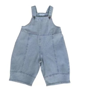 Barboteuse en Jean pour fille, vêtements pour enfants, combinaison en coton, salopette pour <span class=keywords><strong>garçon</strong></span>, nouvelle mode, automne 2022 - Product Image 1