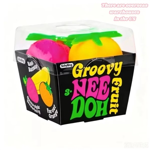 Juguetes Blandos Sensoriales Antiestrés Needoh Groovy Fruit de Alta Rentabilidad y Bajo MOQ, Envío Rápido desde Almacén de EE. UU. - Product Image 2