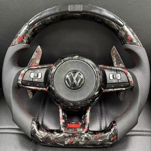 Accessoires Volkswagen VW, <span class=keywords><strong>volant</strong></span> sport à 3 branches entièrement en cuir pour Polo <span class=keywords><strong>Golf</strong></span> <span class=keywords><strong>6</strong></span> <span class=keywords><strong>GTD</strong></span> Jetta Tiguan Passat B7 B8 GTI R <span class=keywords><strong>GTD</strong></span> - Product Image 2