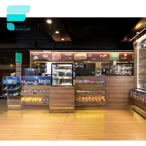 Kiosque alimentaire en bois, kiosque de lait, vente au détail, Design moderne, boutique d'ordinateur, Design d'intérieur, salon de thé aux perles - Product Image 5